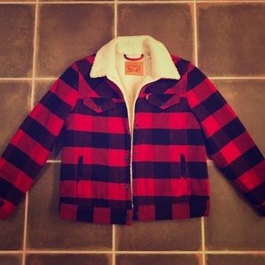 Worn 1x! Hard-to-Find Levi’s Buffalo Plaid Jacket